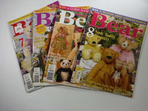 A Lot of 4 Australian  Bear Creations Magazines (SOFTCOVER)