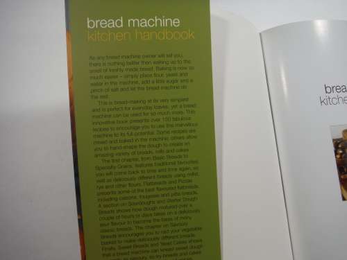 Bread Machine Kitchen Handbook - Jennie Shapter- SOFTCOVER