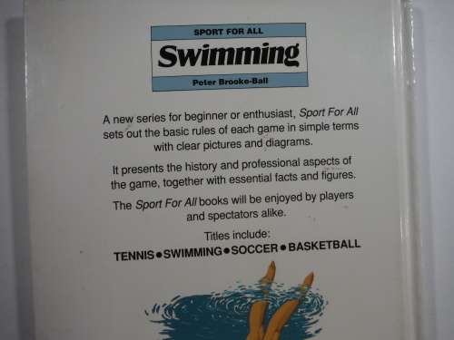 Sports For All Swimming - Peter Brooke- Ball (HARDCOVER)
