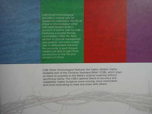 CSB Christ Chronological Book by C. S. B. Bibles CSB Bibles by Holman (HARDCOVER)