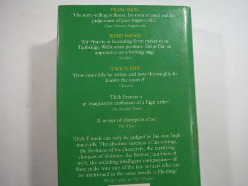 Trail Run Whip Hand Twice Shy (Three novels) by Dick Francis (HARDCOVER)Omnibus