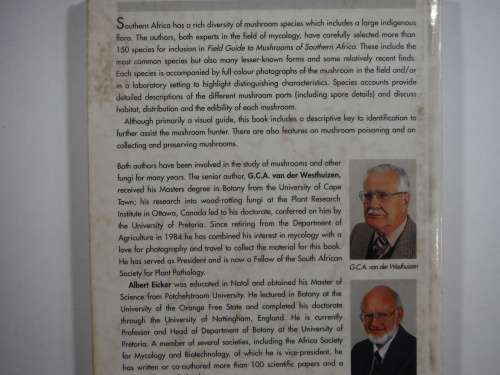 Field Guide Mushrooms of Southern Africa- G.C.A van Der Westhuizen / Albert Eicker