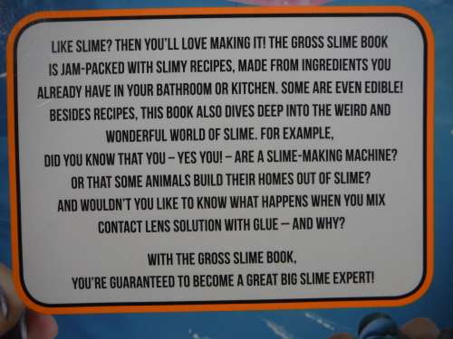 The Gross Slime Book : From Smurf Snot to Unicorn Turds - DIY