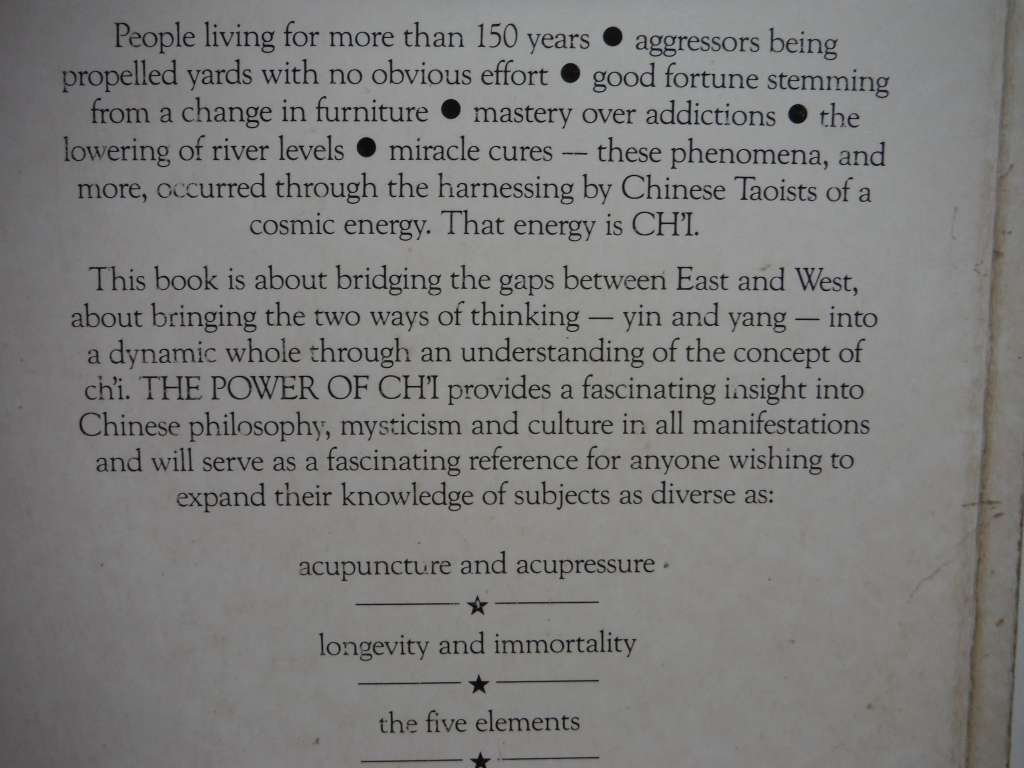 The Power of Ch`i - Paperback - Michael Page - 1988