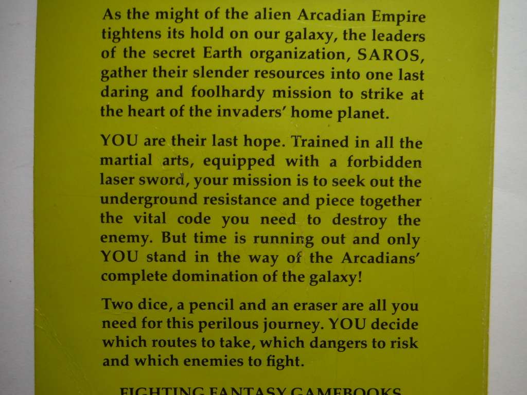 Fighting Fantasy #18 : Rebel Planet - Paperback - Steve Jackson and Ian Livingstone