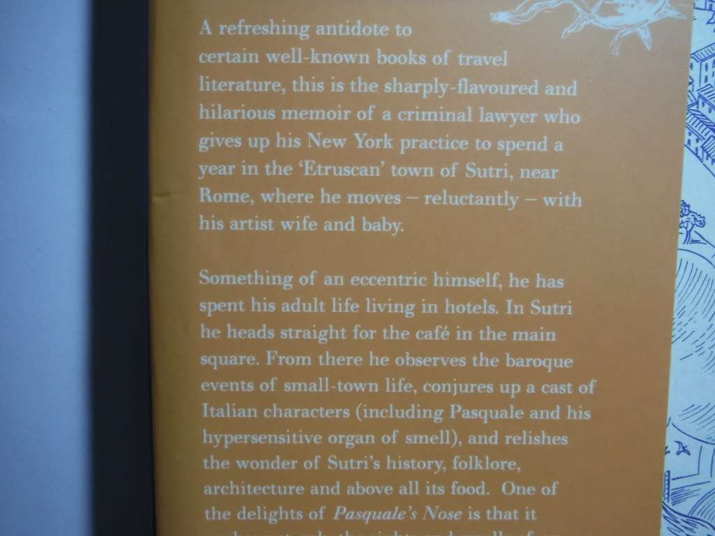 Pasquale`s Nose : Adventures in a Small Town in Italy - Hardcover - Michael Rips