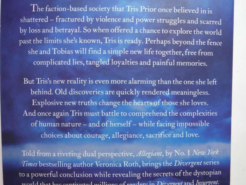 Allegiant : Conclusion to the Divergent Series - Paperback - Veronica Roth