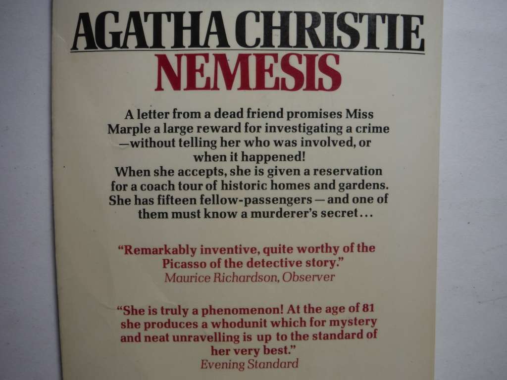 Nemesis - Paperback - Agatha Christie - 1974