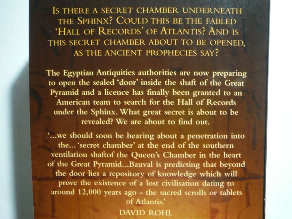 Secret Chamber : The Quest for the Hall of Records - Paperback - Robert Bauval