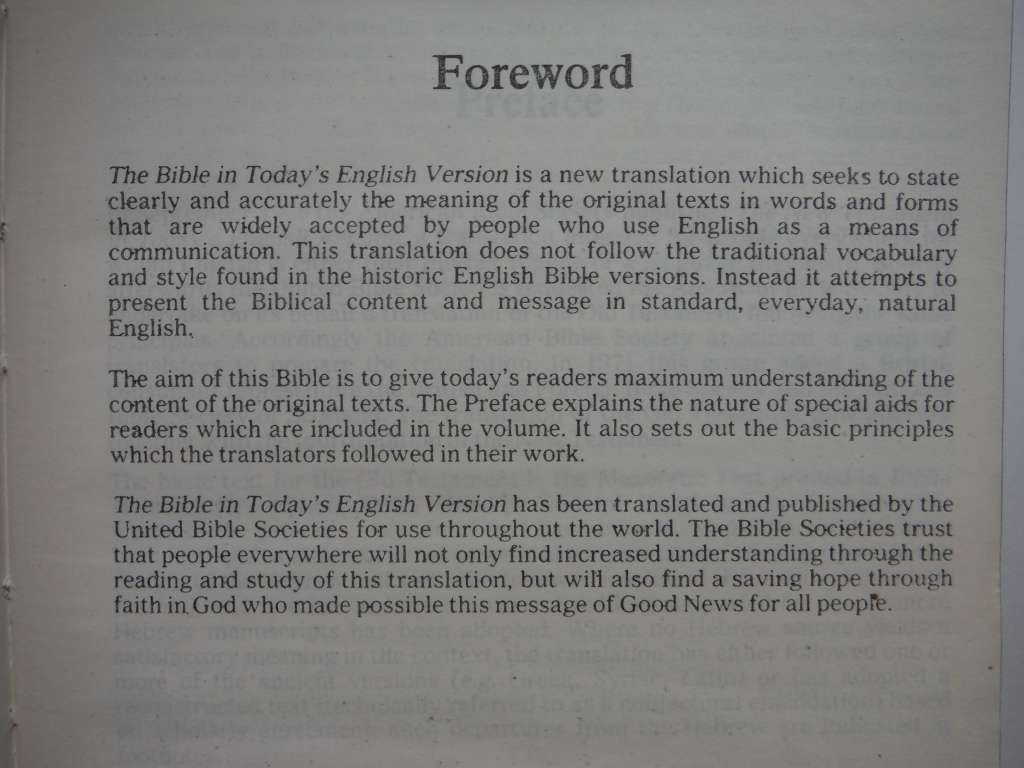 Good News Bible Illustrated : Today`s English Version - Imitation Leather, Limp Cover