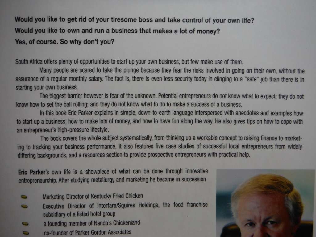 Be a Winner : Run Your Own Business and Make Lots of Money - Paperback - Eric Parker