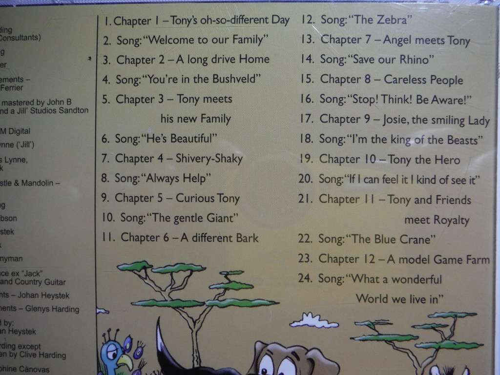 The Adventures of Tony and Friends : 4 Jacks and a Jill - Children`s Songs Vol 3 - CD