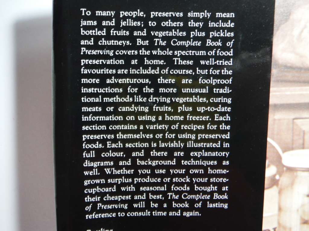 The Complete Book of Preserving - Hardcover - Marye Cameron-Smith