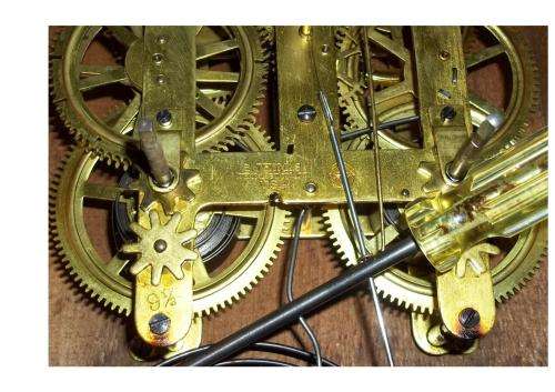 Beautifull Art Deco Seth Thomas wall clock.Working condition.