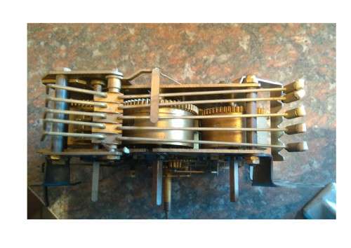 Gufa W1 Westminster chime clock movement for spares or repair