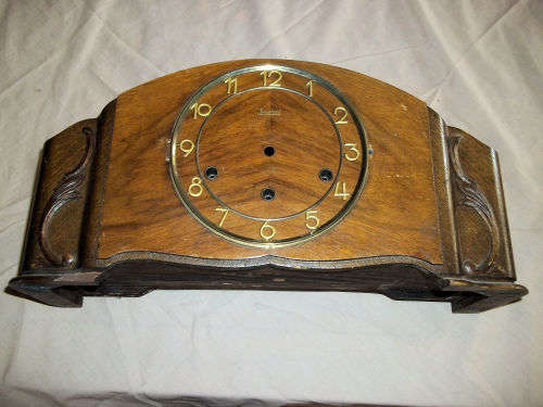 Junghans clock case with face dial