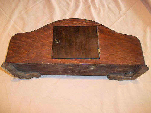 Hermle mantel clock case with bezel and face dial