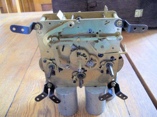 Westminster chime clock movement, working condition.