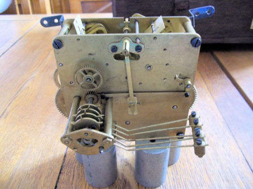 Westminster chime clock movement, working condition.