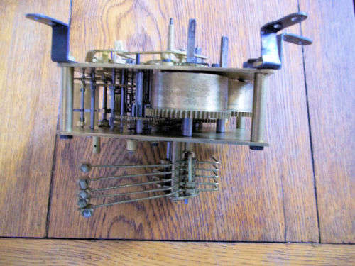 Westminster chime clock movement, working condition.