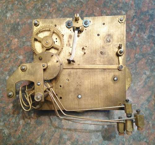 HAC Westminster chime mantel clock movement for spares or repair