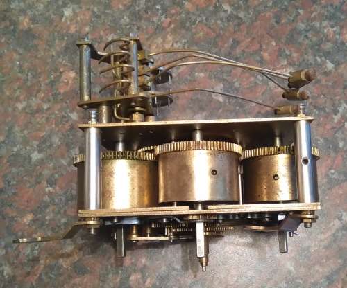 HAC Westminster chime mantel clock movement for spares or repair