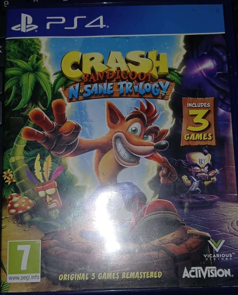 PS4 Crash Bandicoot: N'Sane  Trilogy