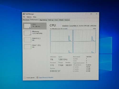 Dell Optiplex 7010 **i5 3570, 8gb,Corsair 360Gb ssd,1TB hdd, Windows 10 Pro, etc**