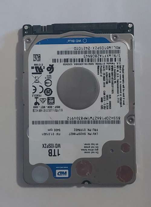 WD Blue 1TB hard drive