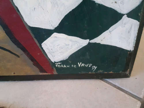 Original and extra large Johan De Vries Circa 1945 - 2002