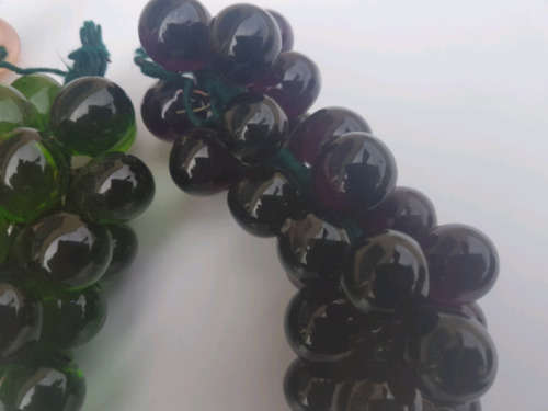 Three Murano Glass Grape Bunches