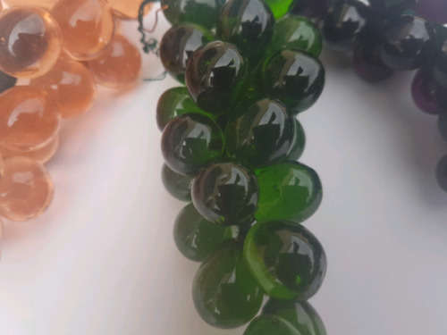 Three Murano Glass Grape Bunches