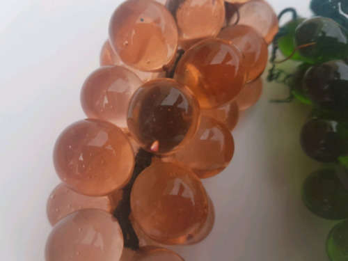Three Murano Glass Grape Bunches