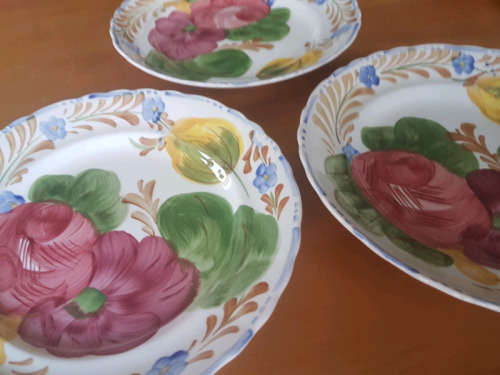 3 Belle Fiore, Solian Ware Dinner Plates!! 23 cm diameter!! No Damage!!