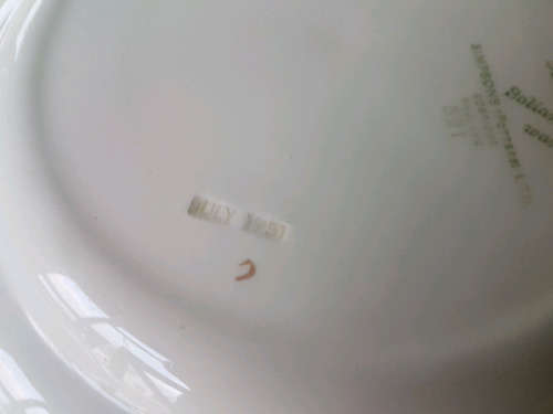 3 Belle Fiore, Solian Ware Dinner Plates!! 23 cm diameter!! No Damage!!