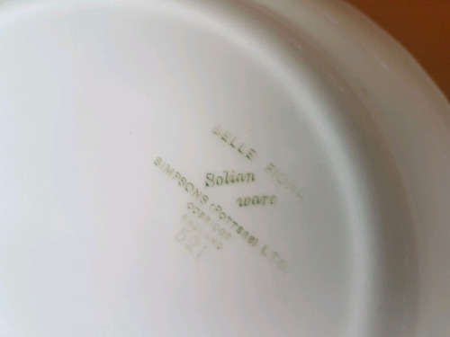 3 Belle Fiore, Solian Ware Dinner Plates!! 23 cm diameter!! No Damage!!