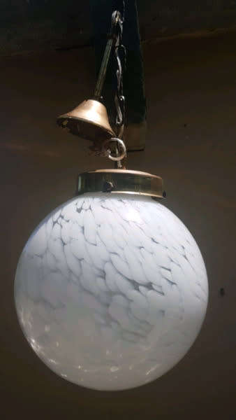Vintage Glass Ball Ceiling Lamp