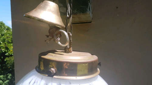 Vintage Glass Ball Ceiling Lamp