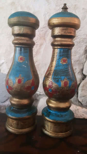 Italian Pepper Grinder and salt Cellar