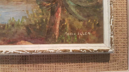 Original Norah Allen Oil on board!!!