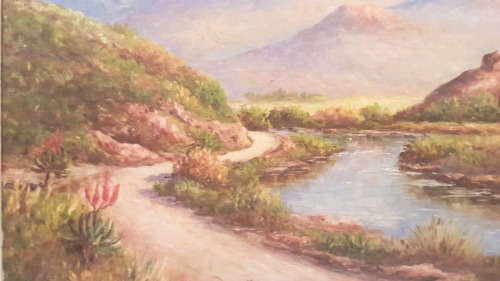 Original Norah Allen Oil on board!!!