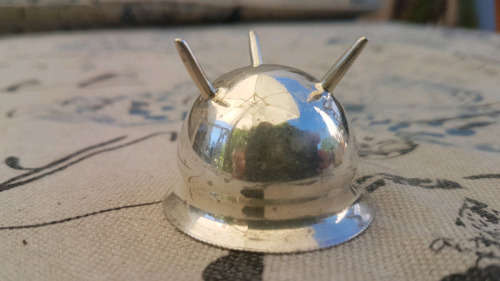 Sterling Silver Mappin and Webb Cauldron Salt