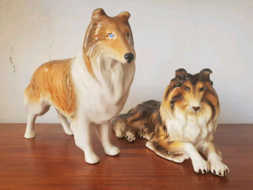 Sylvac Porcelain Figurine with one other? Beautiful!!
