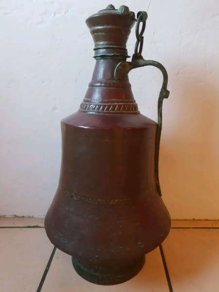 Antique Ottoman Copper Ibrik!! Extra large!! 75 cm Tall!!