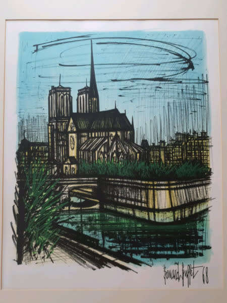 BERNARD BUFFET!!! INVESTMENT ART!! SIGNED IN STONE!!
