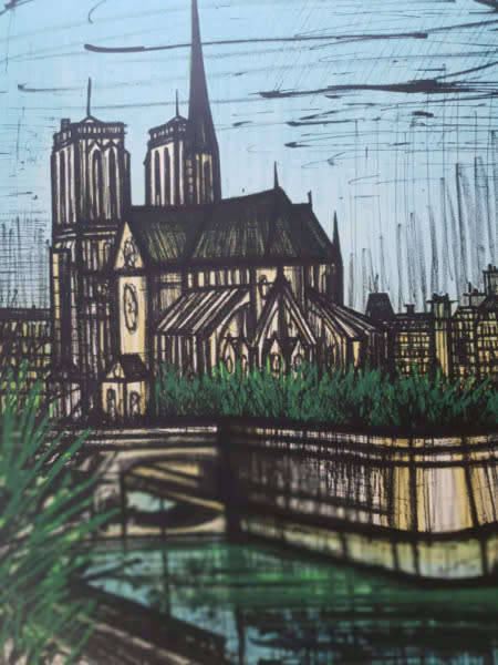 BERNARD BUFFET!!! INVESTMENT ART!! SIGNED IN STONE!!