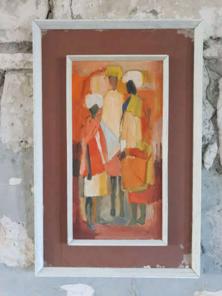 M KOTZE ORIGINAL OIL ON BOARD CIRCA 1969!!