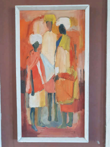 M KOTZE ORIGINAL OIL ON BOARD CIRCA 1969!!