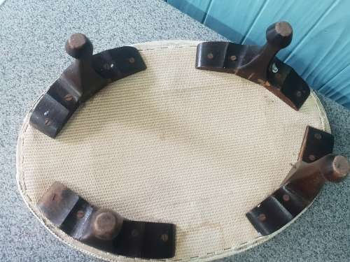 Oval wood Footstool !!