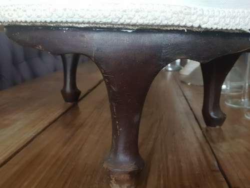 Oval wood Footstool !!